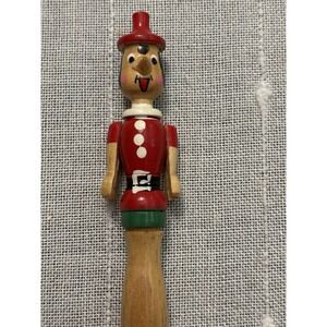 Vintage German Wood Handpainted  Pinocchio 5.75"
